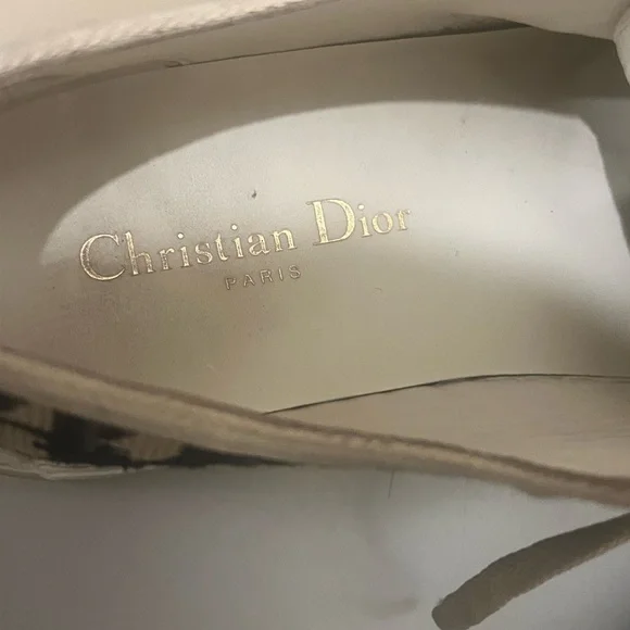 Dior Women's Monogram Black and White Sneakers - Picture 6 of 6